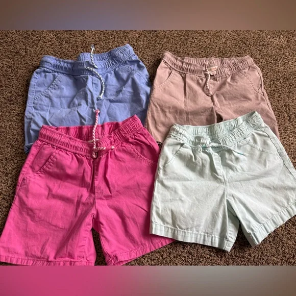 Lot of 4 cat and jack girls Bermuda pull on short size medium 7/8 - Picture 1 of 5